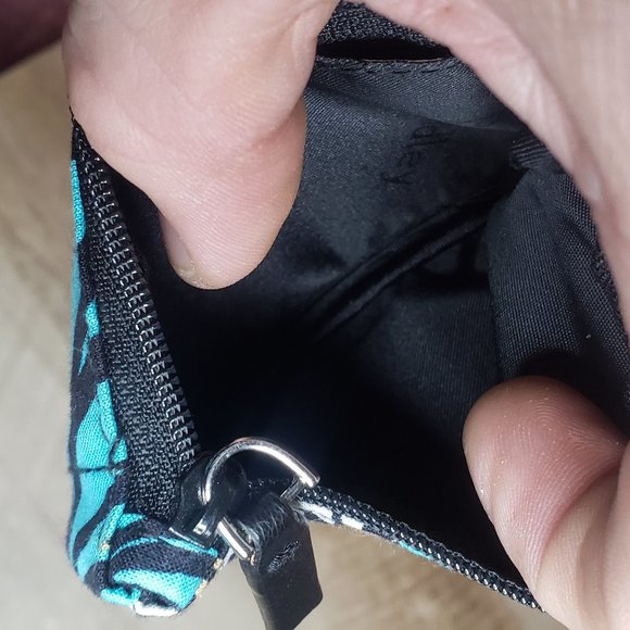 FINAL💲VERA BRADLEY FLORAL ROSE COIN PURSE WALLET - Picture 6 of 7